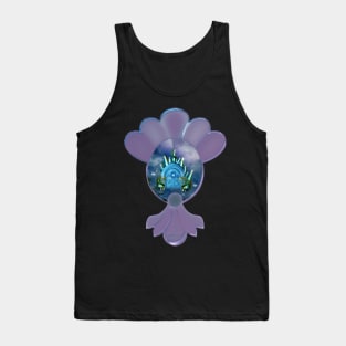 The gate in the sea with crystals Tank Top